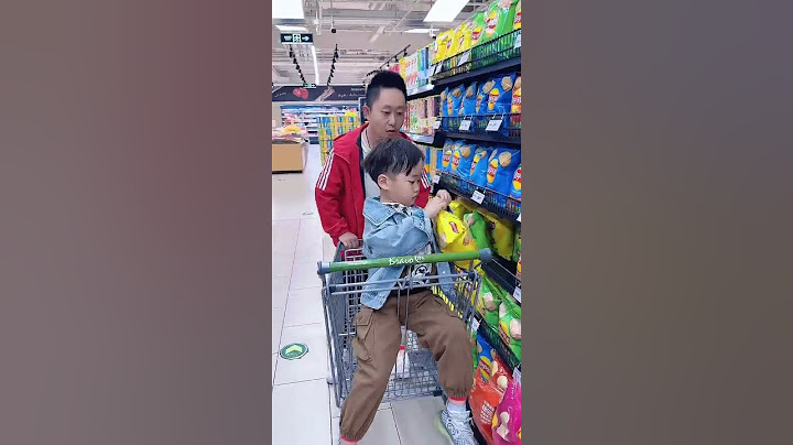 带熊孩子逛超市，爸爸这下懵圈了吧！#呆萌小米宝#萌娃#熊孩子