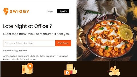 Swiggy Website Clone Using HTML and CSS | Food Website Using HTML & CSS  | @SwiggyIndia