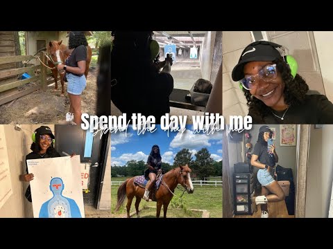 spend the day with me: in my country girl era | horse back riding, gun range, etc.