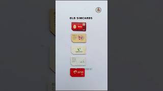 old simcard collection mts, hutch, videocon, aircel, airtel etc memories #oldisgold #reels #shorts