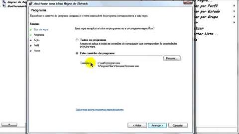 Como bloquear o acesso de programas a internet pelo Firewall