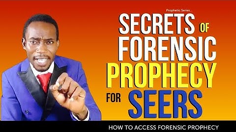 3 SECRETS OF ACCESSING FORENSIC PROPHECY FOR SEERS | Apostle Raymond Idah
