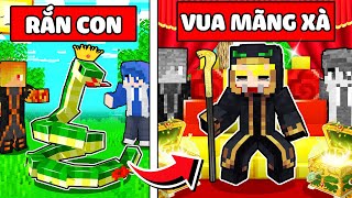 TÔ GÀ TỪ RẮN CON CHUYỂN SINH THÀNH VUA MÃNG XÀ TRONG MINECRAFT*TÔ GÀ TRỞ THÀNH VUA RẮN