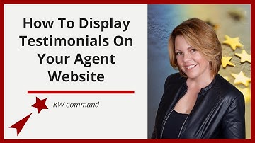 KW Command Testimonials: How to Create a Display Page