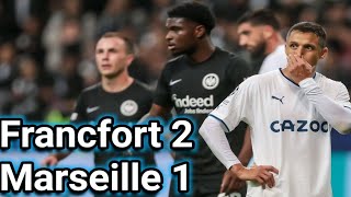 Résumé Francfort 2-1 Marseille