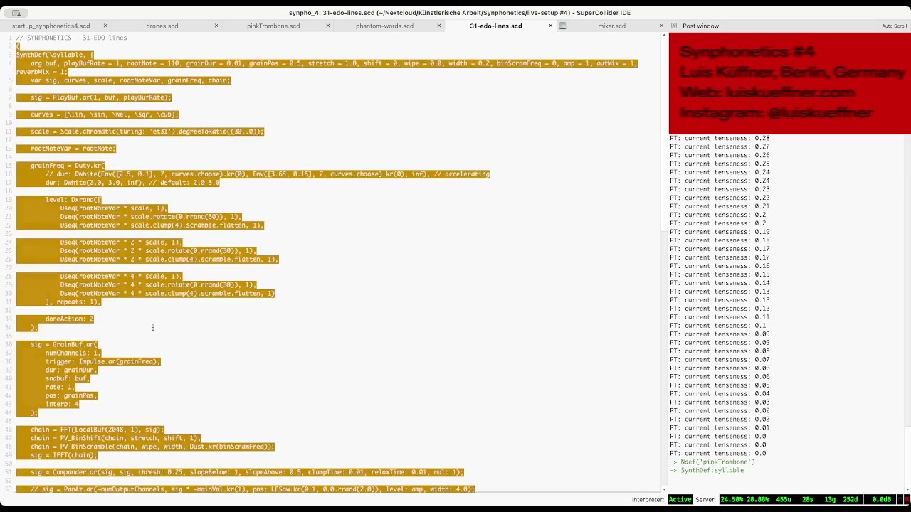 SuperCollider 3.14 Release Party: 