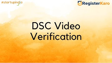 DSC VIDEO VERIFICATION