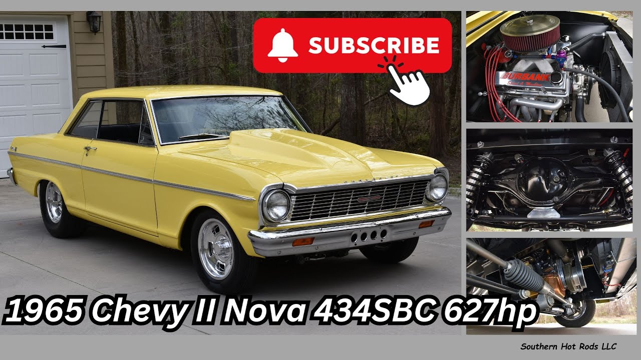 Classic Restored Street Racer 1965 Chevy II Nova 434SBC 627hp Very FAST Chevy II Nova 