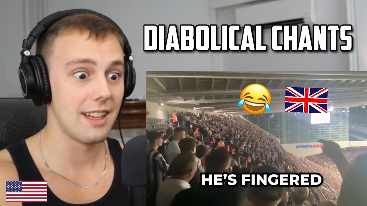 Американская реакция на самые смешные футбольные кричалки 🇬🇧