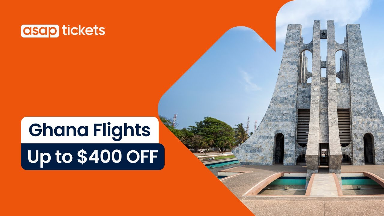 Ghana Flights at up to 400 off YouTube