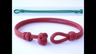 How to Make a Simple Diamond/Scaffold Knot and Loop Paracord Bracelet-Quick Deploy Option-CBYS