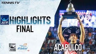 Highlights: Del Potro Beats Anderson For 2018 Acapulco Title