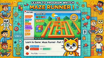 Learn Scratch | Make a Maze Runner Game (Part 1) 🕹️🐱 #Scratch #CodingForKids #ElectroSpark