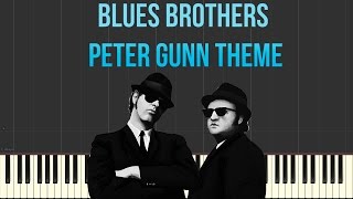 Peter Gunn Theme (Blues Brothers) (Piano Tutorial Synthesia) chords