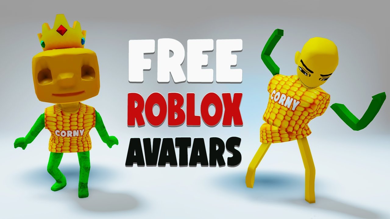 4 NEW FREE ROBLOX AVATARS 😮🌽 