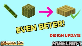 Bamboo to Slabs - More COMPACT! - Minecraft (Bedrock & Java) Content