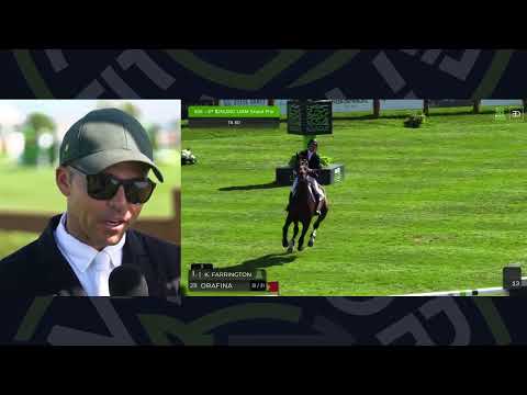 WINNING ROUND: Kent Farrington & Orafina