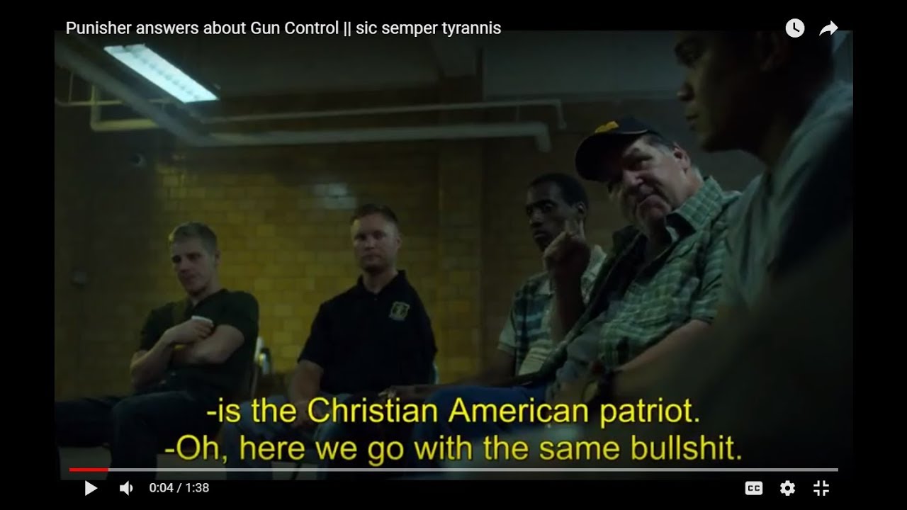 Punisher answers about Gun Control || sic semper tyrannis