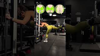 The cable kickback is one of the best exercises for isolating the glute #motivation
