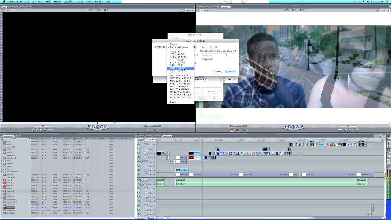Final Cut Pro Tutorial - how to export 1080P to Youtube - YouTube
