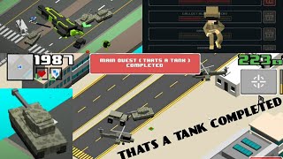Smashy Road: Wanted 2 | "Thats A Tank" Main Quest Completed and "The Cantract Mystery" character screenshot 3
