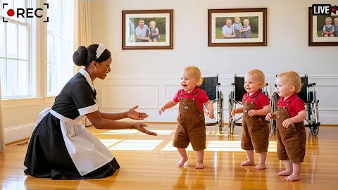 BILLIONAIRE INSTALLED CAMERA TO WATCH HIS PARALYZED TRIPLETS—WHAT HE SAW THE MAID DOING SHOCKED HIM