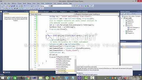 Ado.net ..mode connecté ..appel ..procédure stocké..c# et SQLSERVER