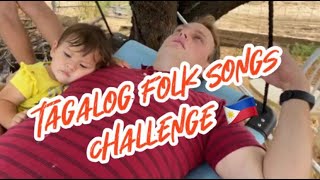 FILIPINO-AMERICAN | How to make your baby fall asleep/Tagalog Folk Song Challenge | Watch HD