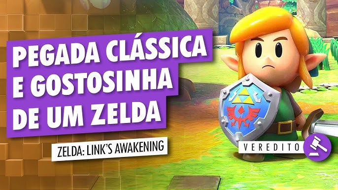 Legenda PT BR Zelda Link's Awakening Nintendo Switch Equipe Heroes
