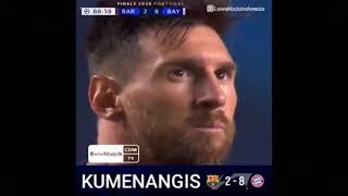 Kumenangis membayangkan kepergian Versi Barca Vs Bayern