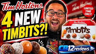 🇨🇦Tim Hortons Just Dropped 4 NEW Timbits… This Changes Everything 🤯🍩 #review screenshot 3