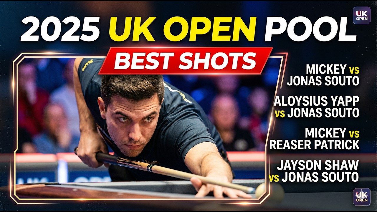 Image of video the 2025 UK Open Pool Best Shots #9ballpool #billiards 5