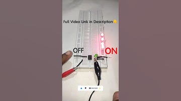 Touch On Off Switch Circuit | Touch Off Switch Using NE555 Timer IC | #shorts
