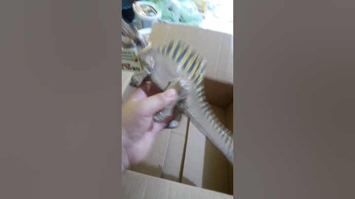 chegou o espinossauro do #jurassicworld recomeço