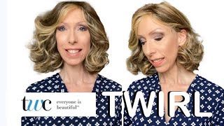 THE WIG COMPANY TWIRL WIG REVIEW | GLAZED MOCHA | Voluminous, Soft Heat Friendly Curls!