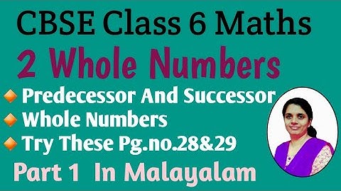 Cbse Class 6 Chapter 2 Whole numbers/ Try These pg.no.28&29/ Introduction