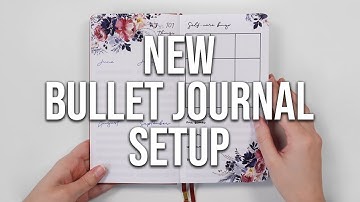NEW Bullet Journal Setup 💜 Traveler