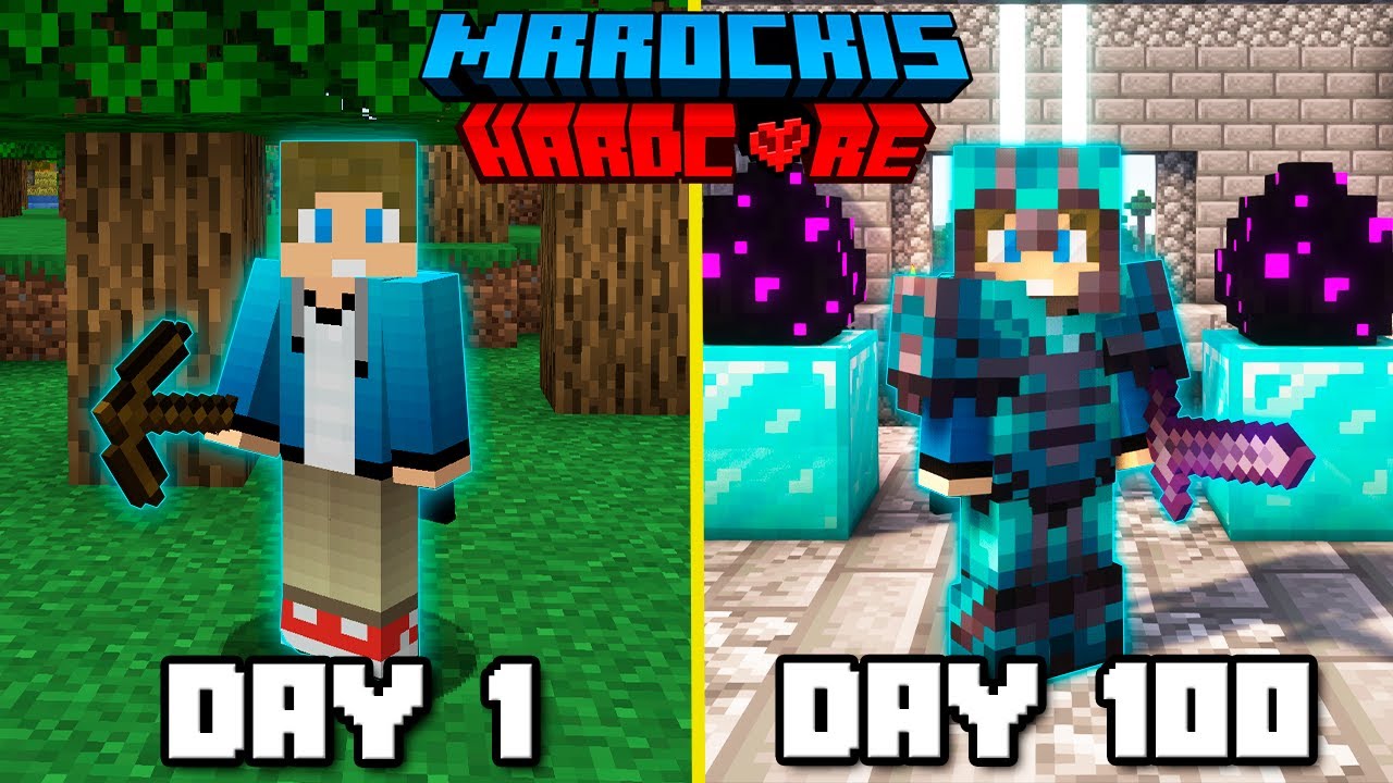 Selvisin 100 PÄIVÄÄ Minecraft Hardcoressa?!