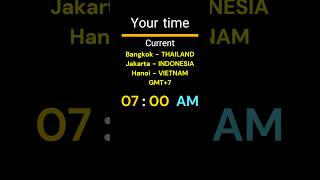 Gmt70700 Ambangkok, Jakarta, Hanoi