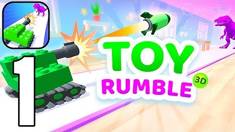 Toy Rumble 3D - Gameplay Walkthrough Part 1 Destroy evil toys (Android,iOS)