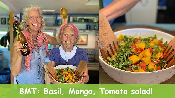 BMT: Basil, Mango, Tomato Salad!