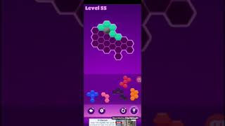 Hexa Puzzle Hero - Novice - Level 55 - Loop Games screenshot 4