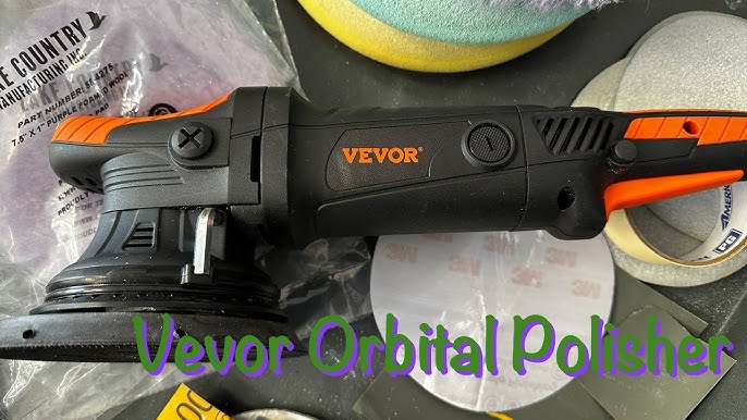 VEVOR Buffer Polisher, 6-Inch Random Orbital Polisher for Car Detailing, 6  Variable Speed 1900-4600RPM Dual Action Polisher Waxer Kit, with Detachable  Handle for Car, Boat, Polishing, Waxing