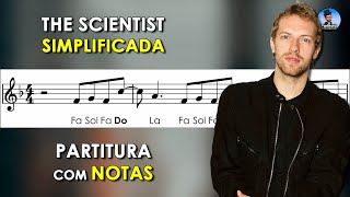 The Scientist | Partitura com Notas para Flauta Doce, Violino + Playback | Coldplay