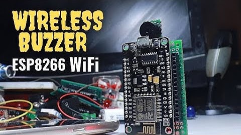 Wireless WiFi Buzzer ESP8266 #DIY (Filipino)