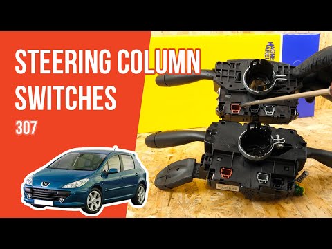 How to replace the Steering Column Switches Peugeot 307 📍