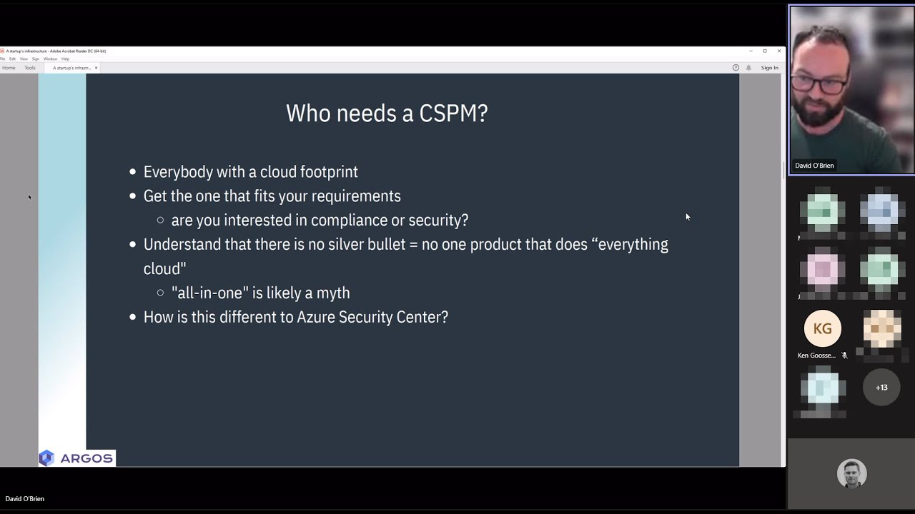 Cloud Security SaaS Startup on Azure by David O’Brien - YouTube