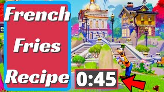 How to Make French Fries in Disney Dreamlight Valley