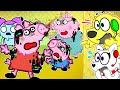 PEPPA PIG IN THE BACKROOMS!! Roblox Escape the Backrooms PIBBY CORRUPTION...