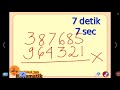 Cara Menghitung Perkalian Cepat 7 Detik - Ibu Anak Bapak Bisa